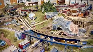 HO Scale Model Train Layout at The Hagerstown Roundhouse Museum