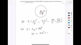 FE Civil Statics - Moment of Inertia of Circle