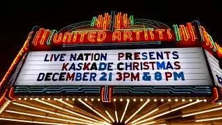 Kaskade Christmas Marquee Theatre at Ace Hotel Los Angeles California USA December 21, 2024