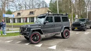 650HP Mercedes G500 4x4&sup2; Brabus with Titanium Straight Pipe Exhaust - BRUTAL Revs and Accelerations!