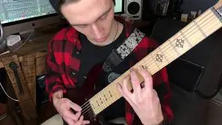 Modern Metal Guitar String Skipping in Drop G#