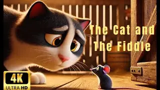 The Cat and the Fiddle | Tiny Mouse | Kids English Story | Bedtime Story for Kids | Short Story | 4K