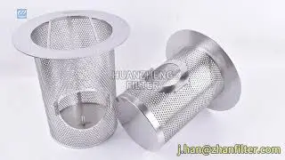 stainless steel 316L material perforated basket, sea chest for big ship. #seachest #filterbasket