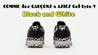 COMME des GAR&Ccedil;ONS x ASICS Gel Lyte V Black and White
