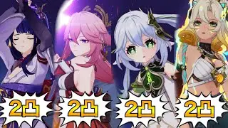 【緊急】八重神子を無料で2凸できたので、2凸の女達で暴れてみたら強すぎたwwwwww【原神】【実況】