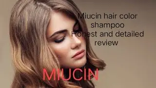 Miucin#5 i One Hair color shampoo+conditioner+very detailed and Honest Review #ummehasnain