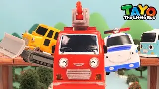 Toy Rescue Team🚨 There Were Ten In The Road | Rescue Team Heroes Song | Tayo Toy Song | Tayo Bus