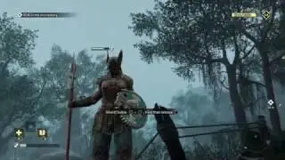 For Honor - 2.5 Reconnaissance: Runa Heads To Monastery: Throw Samarai off Bridge Gameplay PS4