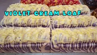 Violet Cream Loaf Recipe, pangnegosyo recipe idea,baking tutorial