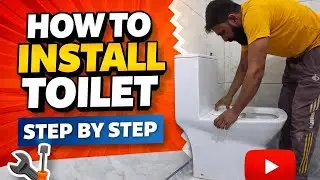 Western Toilet Installation Step by Step | Complete Bathroom Fitting Guide in fast motion 
