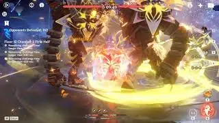 Geo Resonance Hu Tao Spiral Abyss 12-3-1 17s Clear