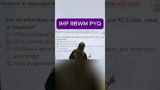 Important RBWM PYQ #jaiib2026 #jaiibmay2026 #jaiibrbwm #jaiibexampreparation