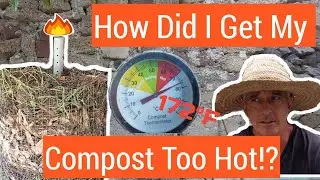 Hot Compost on a Pallet and an  Aeration Tube! Organic Compost!