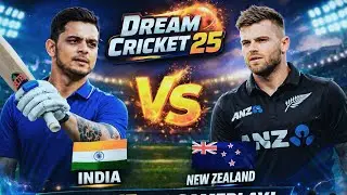 🔴 India Vs New Zealand 3rd T20I Gameplay | Dream Cricket 25 | #shorts #dreamcricket25 #cricket