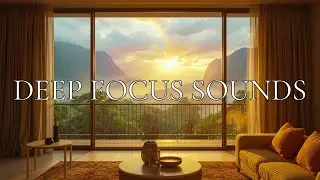 Peaceful Rainy Day in the Mountains 🌧️ Deep Focus & Meditation Music (1 Hour)