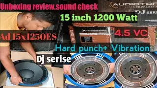 Audiotone  Dj serise 15 inch 1200 watt speaker review