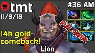 Support tmt plays Lion!!! Dota 2 Full Game 7.21