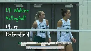 Hawaii sports UH Wahine Volleyball, Hawai'i vs CSU Bakersfield, Oct 28, 2023