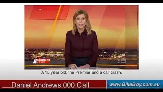 Dan Andrews 000 Call Bike Boy Scandal - A Current Affair Nov 01 2024
