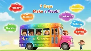 Days of the Week for Kids | Learn Monday to Sunday | Fun & Easy Learning Song