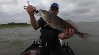 We ran aground and still caught a limit of Redfish on MuddyfeetTV