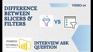 #powerbi #advanced #concepts #difference #between #slicers #vs #filters (Video-14)
