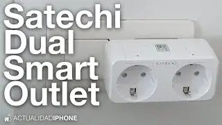 Satechi Dual Smart Outlet, un ENCHUFE doble compatible con HOMEKIT
