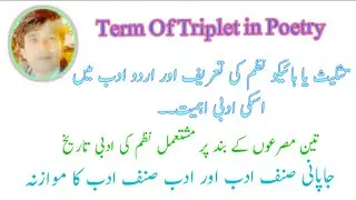Triplet And Haiku Meaning !! Salai Ya Taslees Nazm !! تین مصرعوں کے بند کی نظم