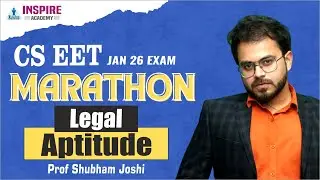 CSEET Legal Aptitude | Marathon Lecture Jan 2026 | Law of Tort Constitution of India | Shubham Joshi