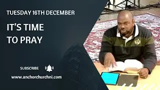 Pastor Jonathan Ogle / It’s Time To Pray
