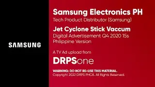 Samsung Jet Cyclone Stick Vacuum Digital Ad Q4 2020 15s (Philippines)