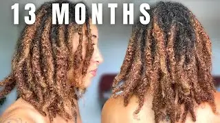 13 MONTH LOC UPDATE | THICK LOC CLOSE UP | ACV PREP FOR WASH DAY ROUTINE