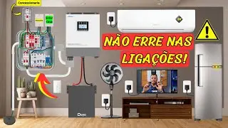 Ligação Interna de Energia Solar: O jeito certo para não queimar o Inversor!