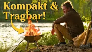 Lagerfeuer-Alternative für Camping & Bushcraft! - Fennek Feuerschale Oktagon Set Review & Aufbau
