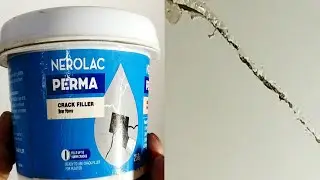 Nerolac Crack Filler Wall Crack Repeating Work