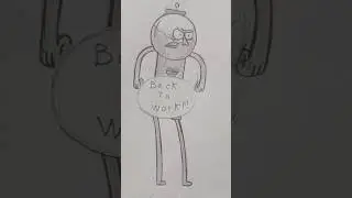 Draw Benson _ Regular show.  #benson #regularshow #cartoon #drawing #foryou #drawingtutorial