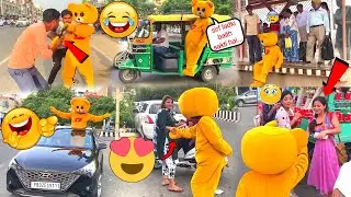 Irritating Public & Punjabi Cute Girls | Teddy Bear Prank | Funny Indian Pranks, Singh Sixteen