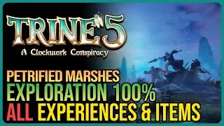 Trine 5 - Level 15 Petrified Marshes 100% Walkthrough - All Experience & Collectibles