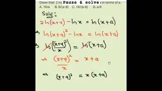 #indices #logarithm #pausechallenge #preciousugwueze