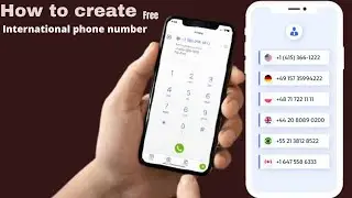 How to create free international phone number