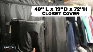 Closet Cover for VEVOR Heavy Duty Clothes Rack | 400 lbs Load Capacity | 48