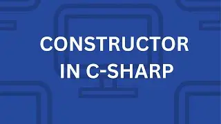 C sharp Constructors || object oriented programming language