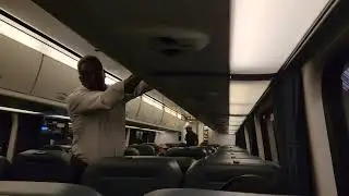 NYC x Boston: Amtrak Metropolitan Lounge boarding feat. Acela First Class at New Haven, Stamford CT