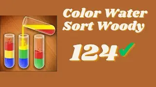 Color Water Sort Woody Puzzle Level 124