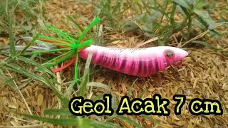 TEST ACTION JUMP FROG GEOL ACAK 7 CM - RADA LURE