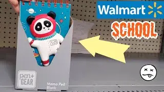 WALMART BACK TO SCHOOL SUPPLIES PEEK COME WITH ME 2022