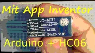 MIT App Inventor 2 + HC006 + Arduino!!! #kidSerie-04