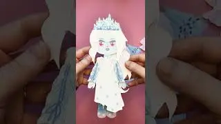 Snow Queen Advent Craft: A Magical Winter Doll!
