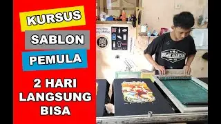 kursus sablon untuk pemula dijamin langsung bisa