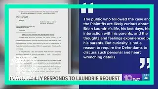 Brian Laundrie's parents file to limit depositions in Petito suit, protect them from 'annoyance, emb